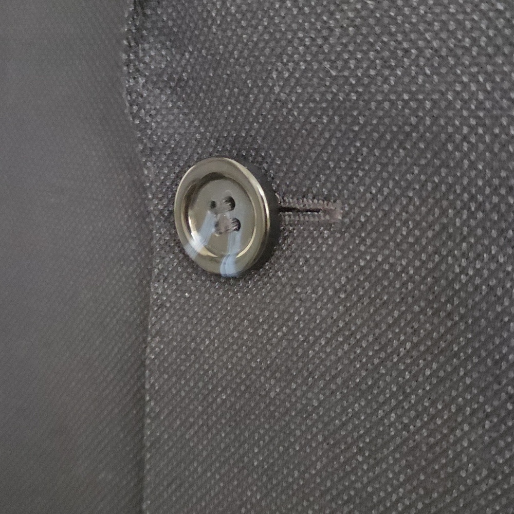 Classic Wool Navy Blue Men's Suit - Picture 6 of 8